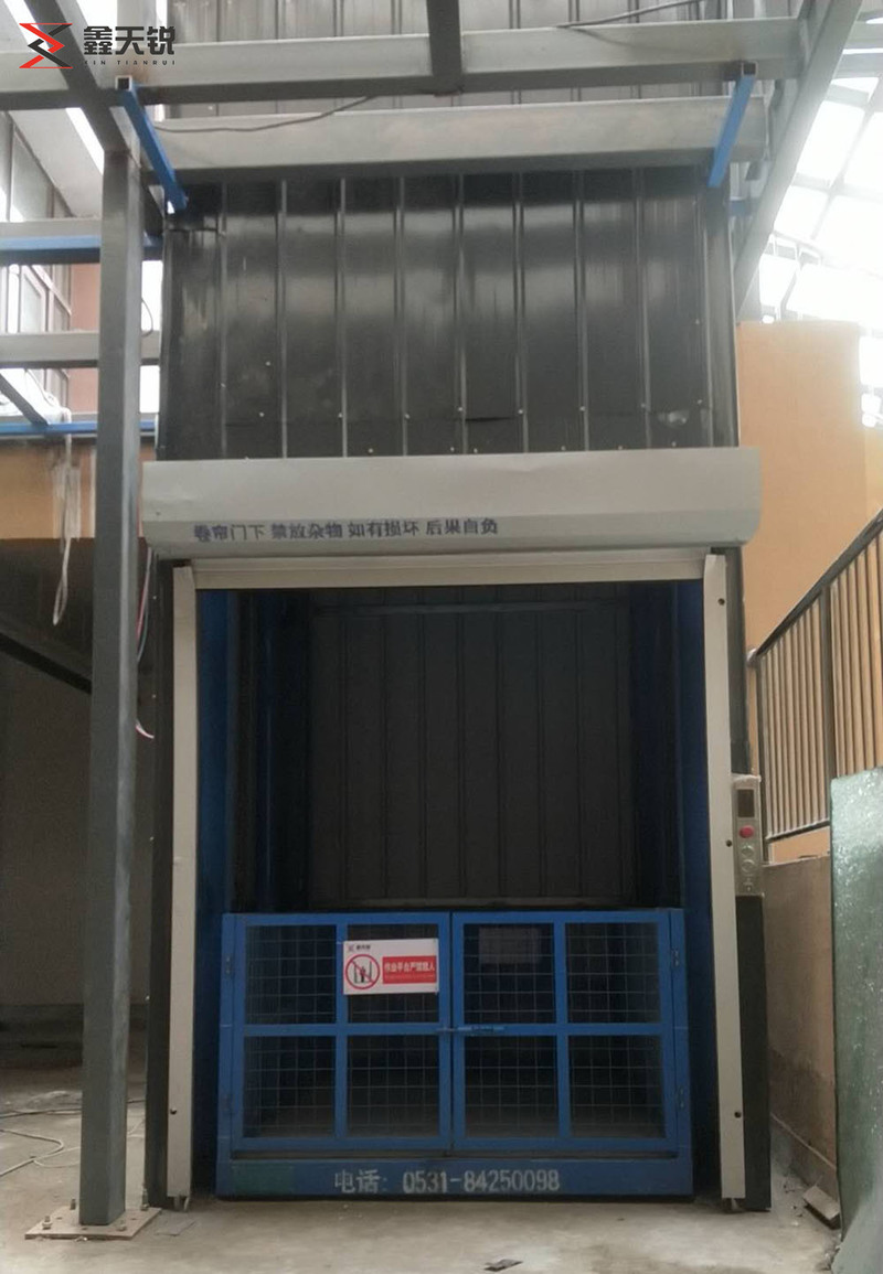 青海双轨双缸液压货梯